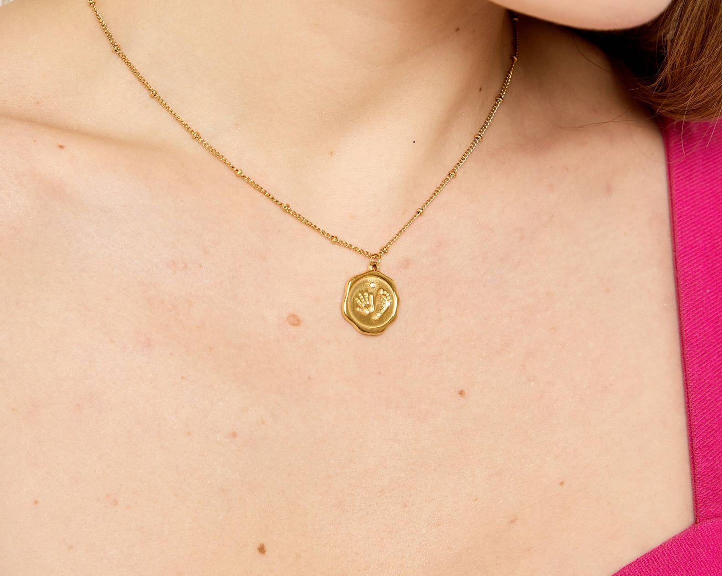 Tiny Treasures: Gold Necklace