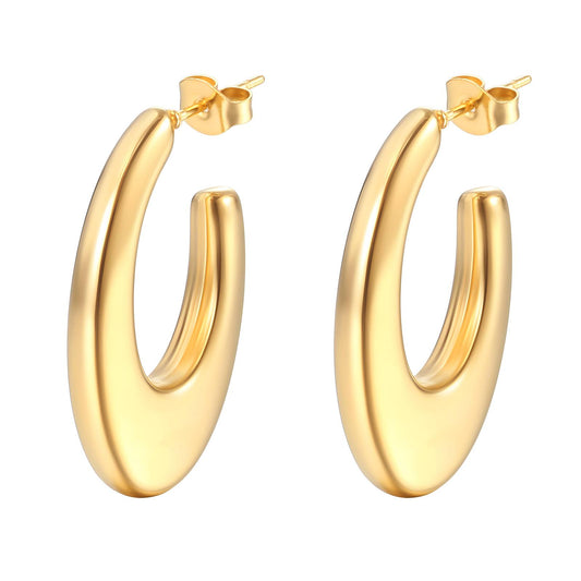 Golden Touch: Stylish Gold Hoop Earrings for a Touch of Luxury